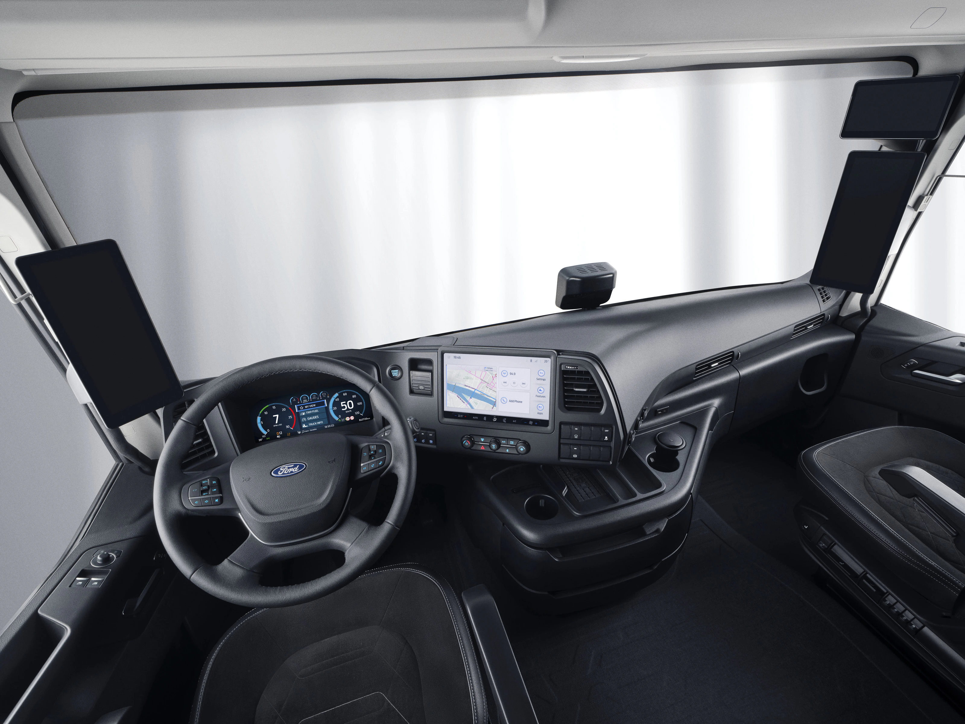 Cockpit bei Tageslicht