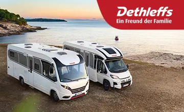 Dethleffs Reisemobil in einer Landschaft